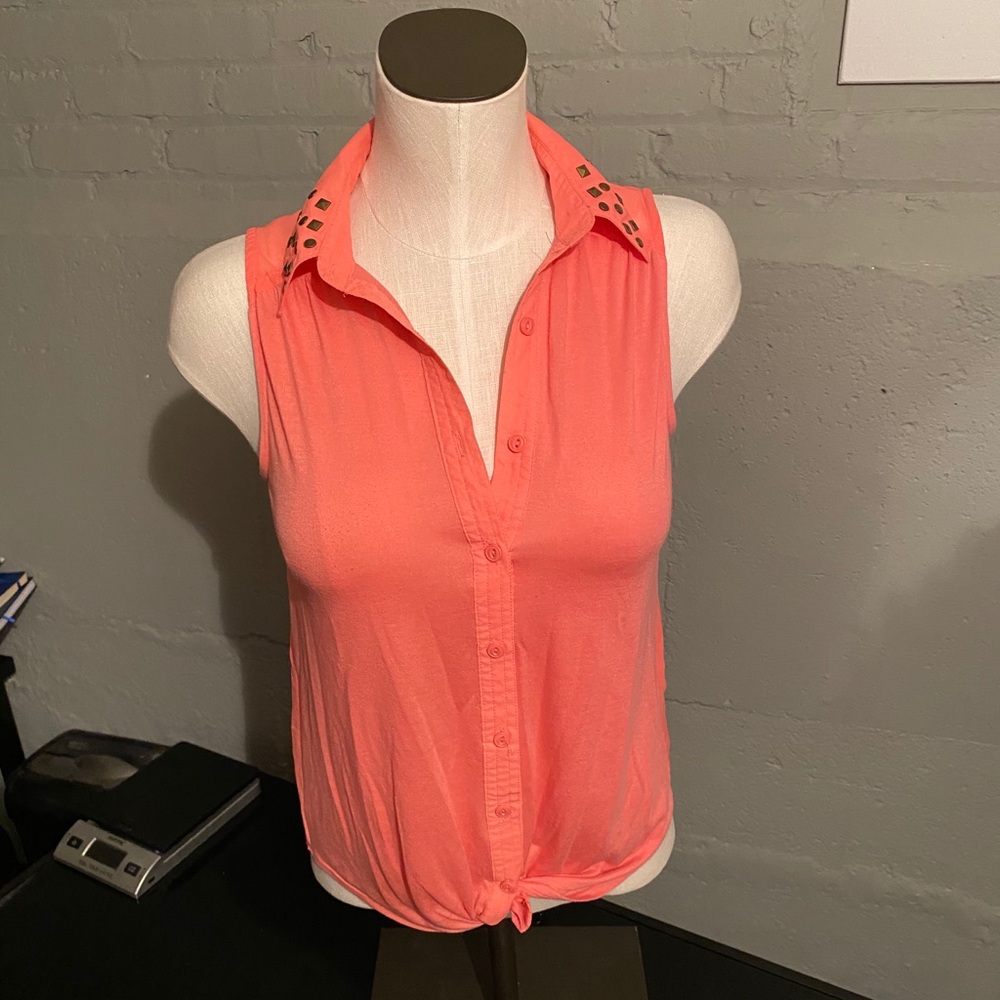 ❤️ Women's Rewind Tank Top with stud Collar